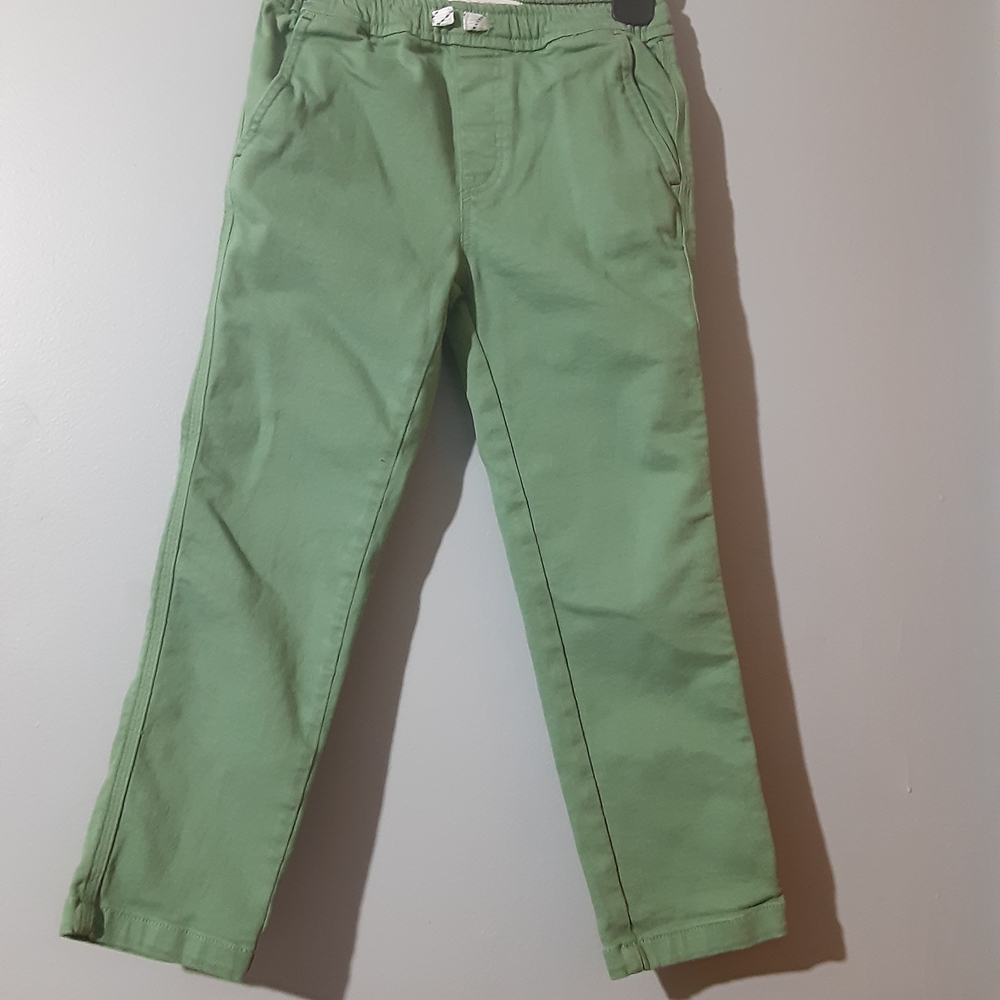 Mini Boden Kids Green Jeans Elastic Drawstrung Waisr Girks Suze 8Y